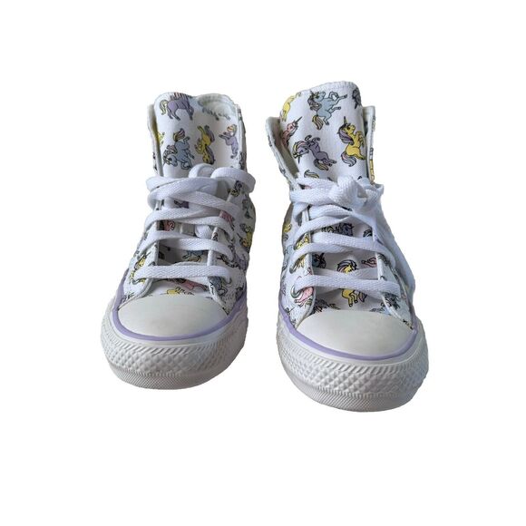 Converse Unicorn Chuck Taylor All Star Hi Top Sneakers Kid Size 4 - Picture 2 of 8